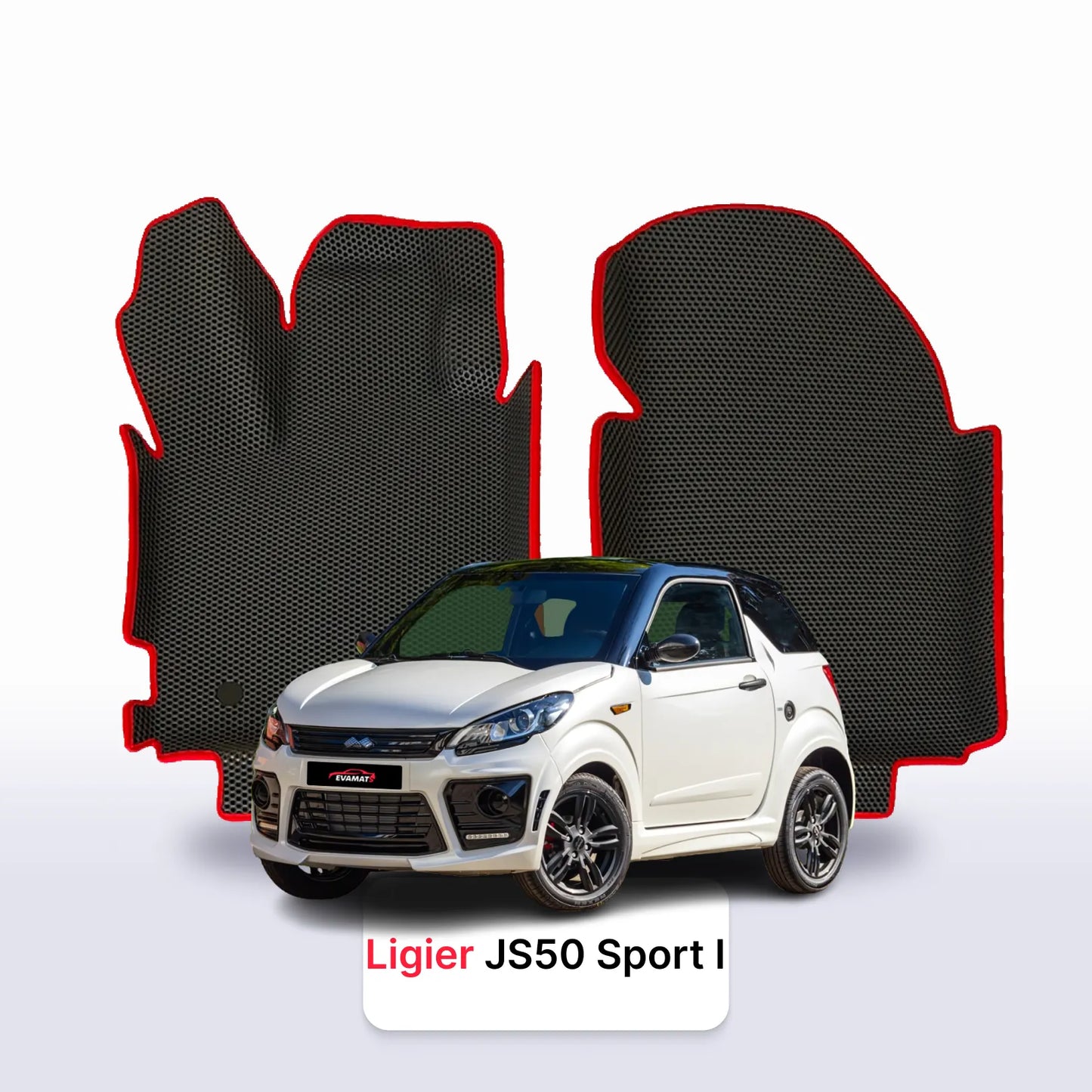 Autokoberce EVA pro Ligier JS50 Sport 1 gen 2017-2024 r. HATCHBACK 3 dveře