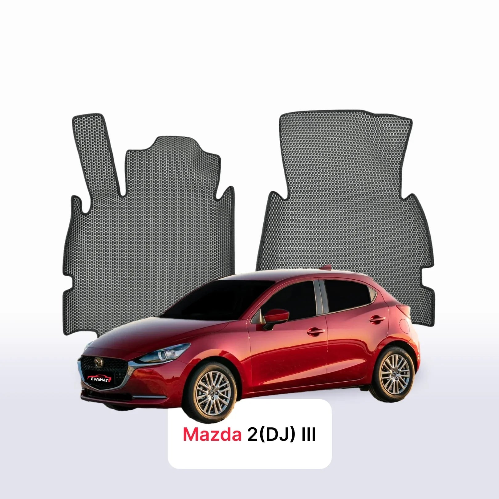 Autokoberce EVA pro Mazda 2(DJ) 3 gen 2014-2028 r. HATCHBACK 5 dveří + EVA nášlap