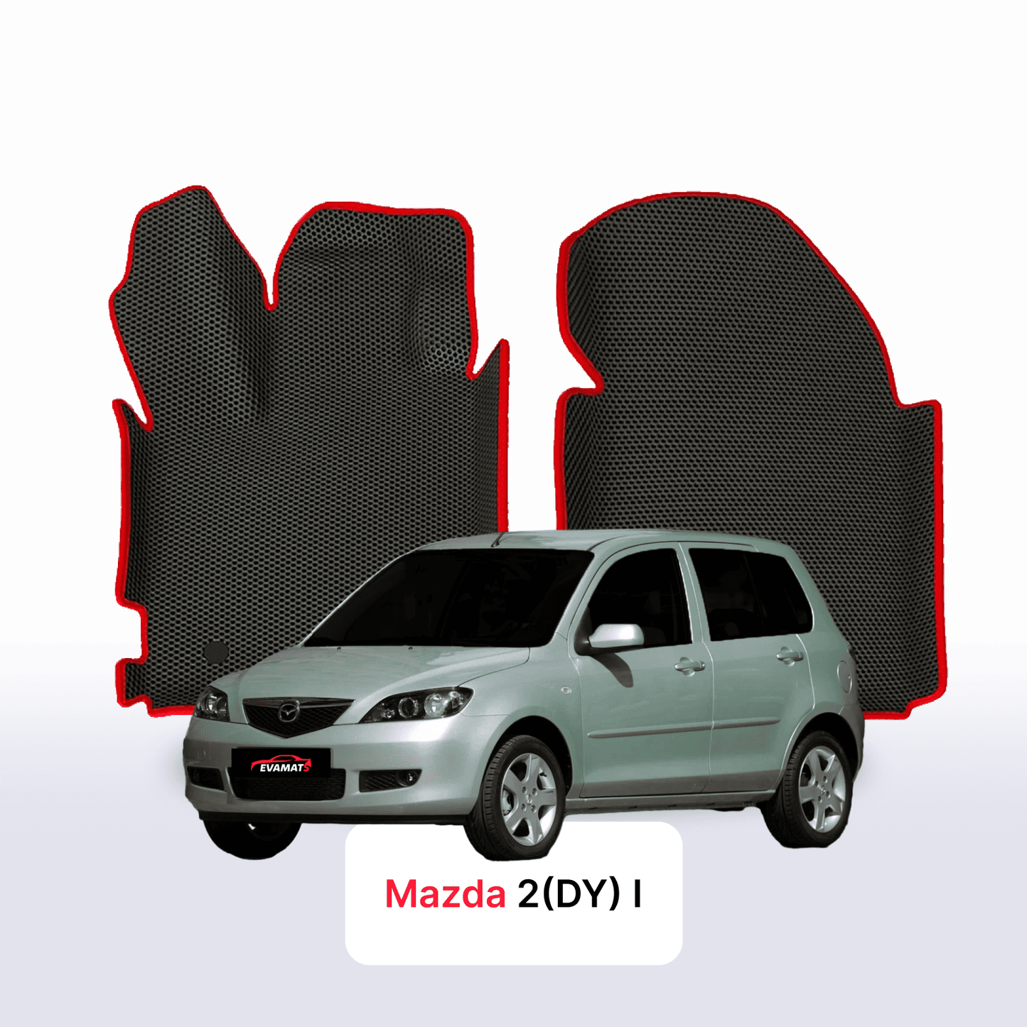 Autokoberce EVA pro Mazda 2(DY) 1 gen 2003-2007 r. HATCHBACK 5 dveří