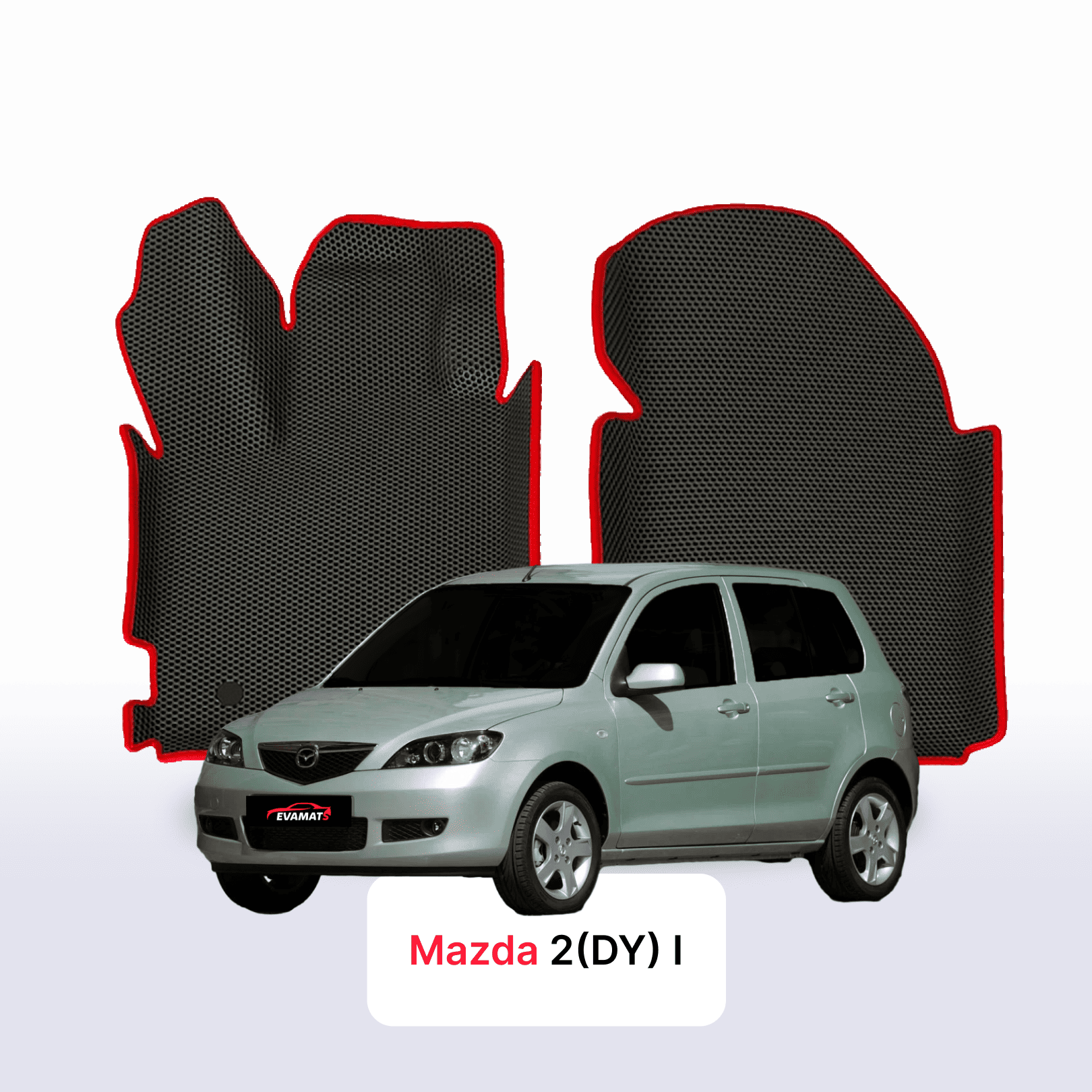 Autokoberce EVA pro Mazda 2(DY) 1 gen 2003-2007 r. HATCHBACK 5 dveří