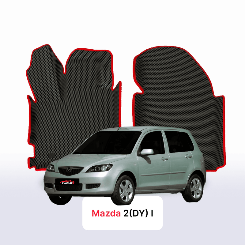 Autokoberce EVA pro Mazda 2(DY) 1 gen 2003-2007 r. HATCHBACK 5 dveří