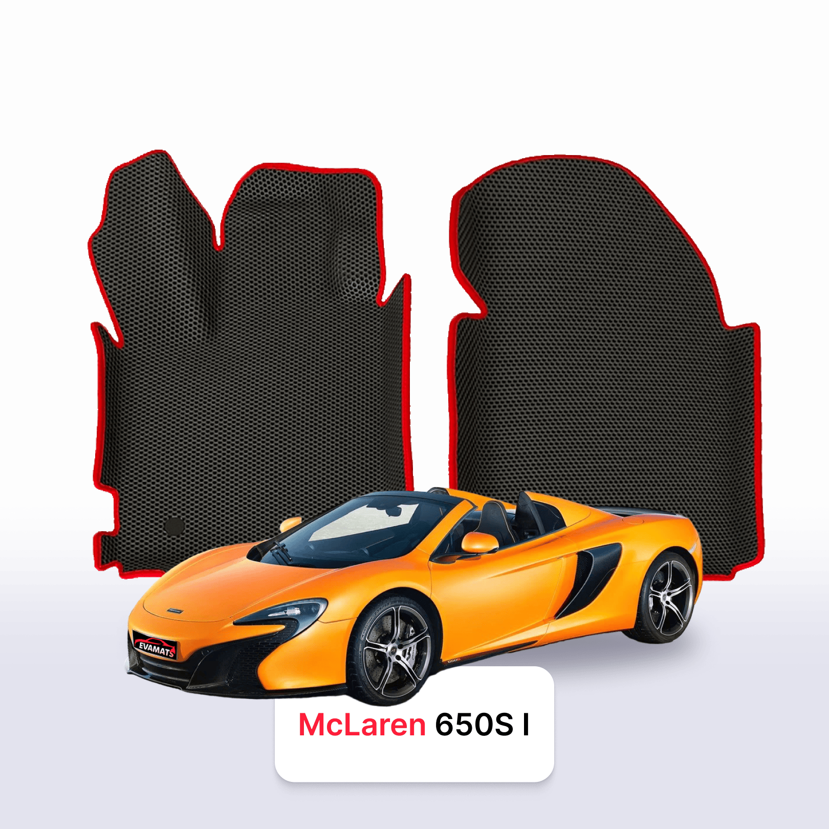Autokoberce EVA pro McLaren 650S 1 gen 2014-2017 r. Roadster
