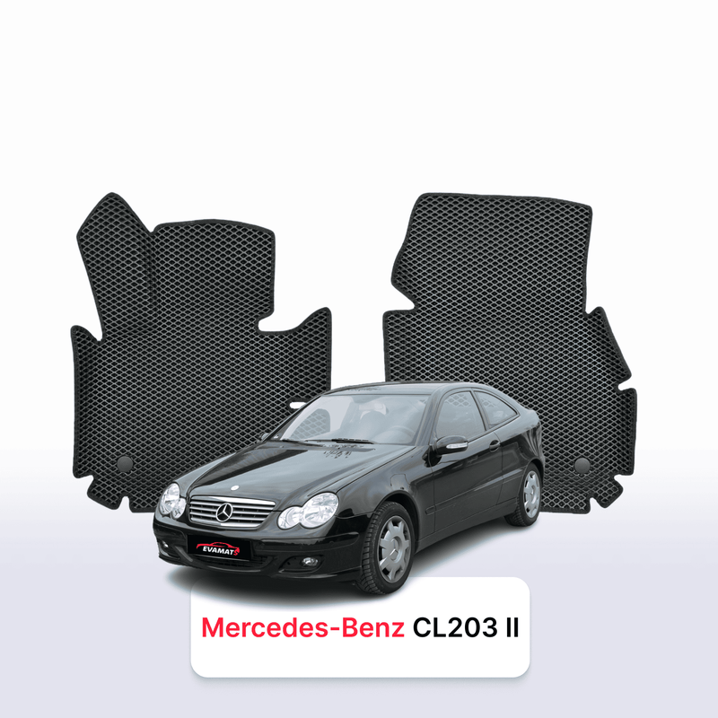 Autokoberce EVA pro Mercedes-Benz C-klasa(CL203) 2 gen 2000-2008 r. HATCHBACK 3 dveře
