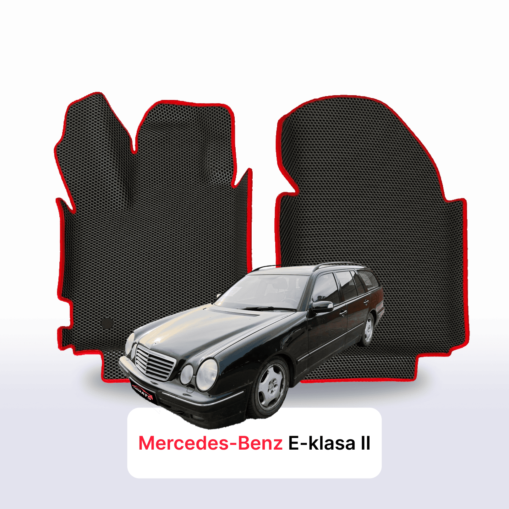 Autokoberce EVA pro Mercedes-Benz E-klasa 2 gen (S210) 1995-2002 r. KOMBI