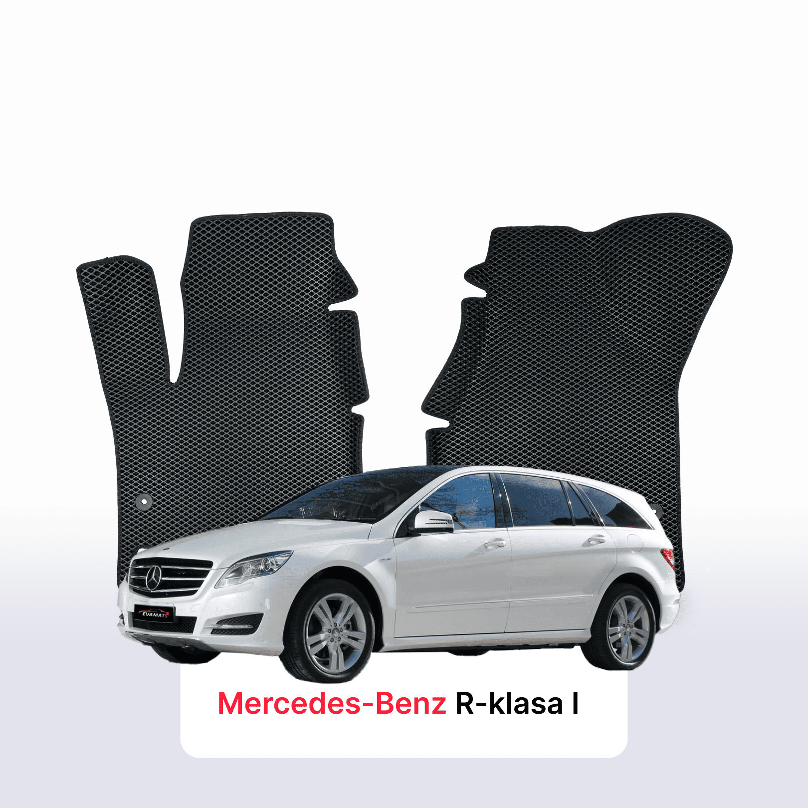 Autokoberce EVA pro Mercedes-Benz R-klasa (W251) 2005-2013 r. LONG Minivan 7 míst
