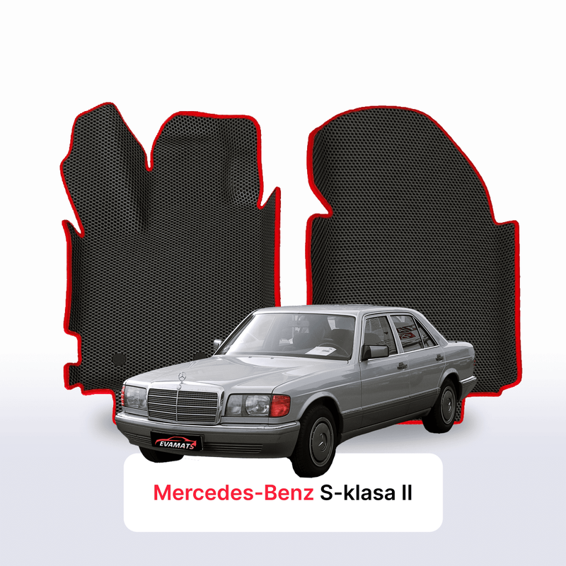 Autokoberce EVA pro Mercedes-Benz S-klasa 2 gen (W126) 1979-1994 r. SEDAN