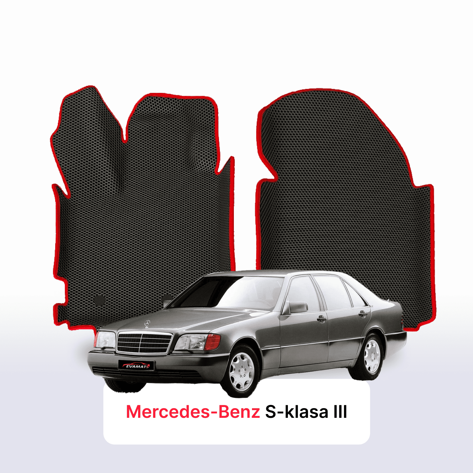 Autokoberce EVA pro Mercedes-Benz S-klasa 3 gen (W140) 1991-1998 r. LONG SEDAN