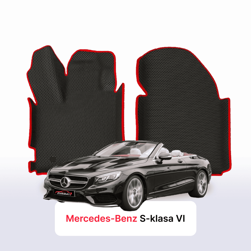 Autokoberce EVA pro Mercedes-Benz S-klasa 6 gen (W222) 2014-2020 r. KABRIOLET