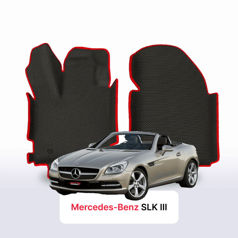 Autokoberce EVA pro Mercedes-Benz SLK/SLC 3 gen (R172) 2011-2020 r. KUPÉ-KABRIOLET