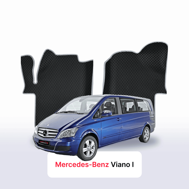 Autokoberce EVA pro Mercedes-Benz Viano 2 gen (W639) 2003-2014 r. EXTRA LONG MINIVAN