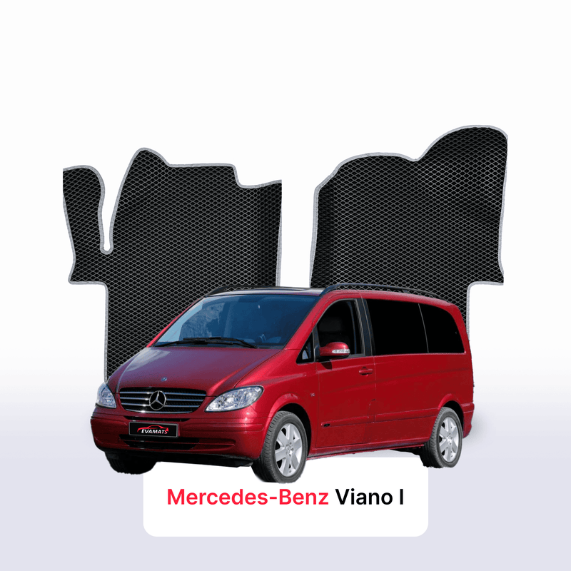 Autokoberce EVA pro Mercedes-Benz Viano 2 gen (W639) 2003-2014 r. MINIVAN 7 míst