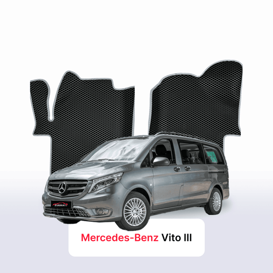 Autokoberce EVA pro Mercedes-Benz Vito 3 gen (W447) 2014-2027 r. MINIBUS