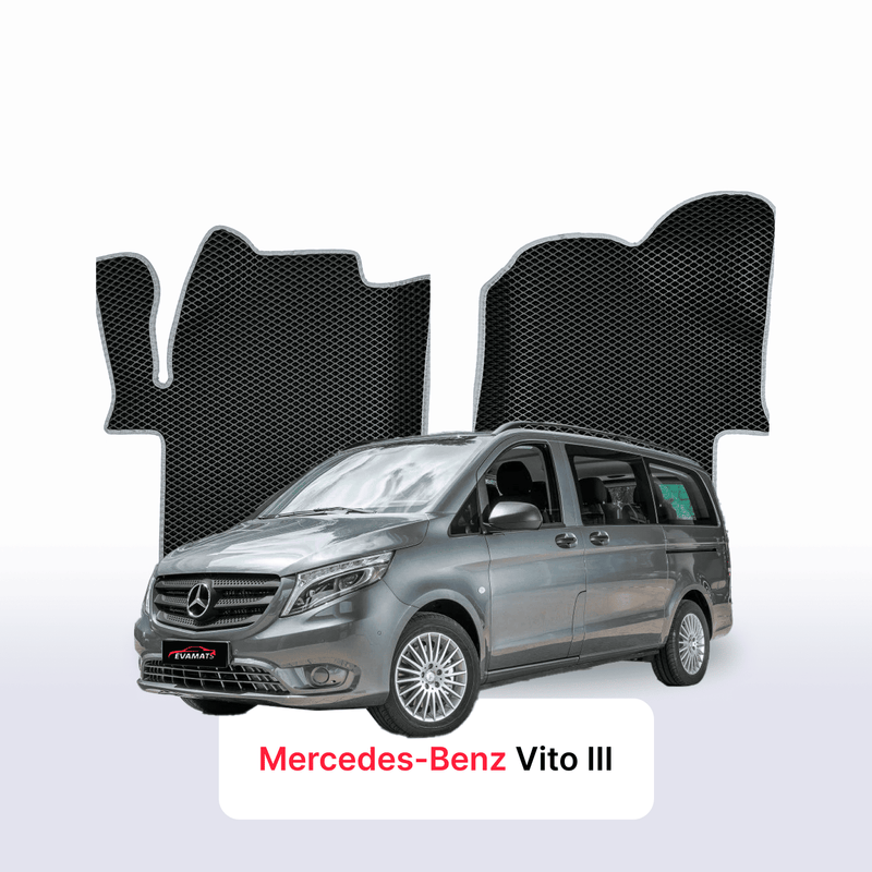 Autokoberce EVA pro Mercedes-Benz Vito 3 gen (W447) 2014-2027 r. MINIBUS