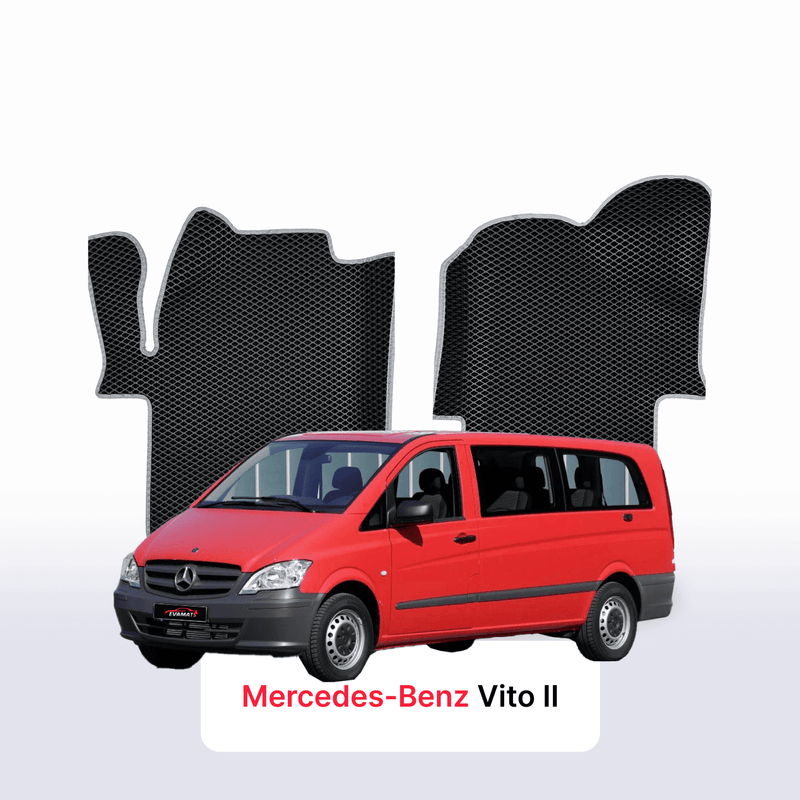 Autokoberce EVA pro Mercedes-Benz Vito 2 gen (W639) 2003-2014 r. MINIVAN