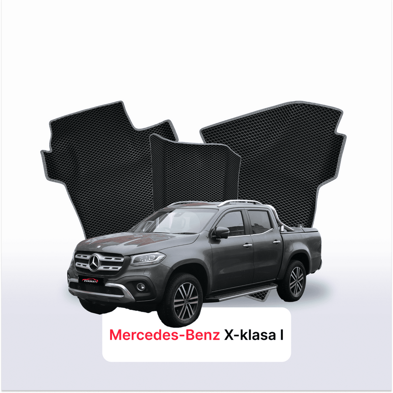 Autokoberce EVA pro Mercedes-Benz X-klasa 1 gen 2017-2020 r. PICK-UP