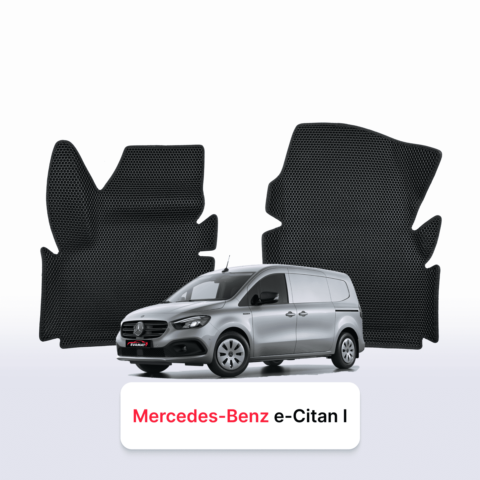 Autokoberce EVA pro Mercedes-Benz e-Citan 1 gen 2021-2028 r. DODÁVKA