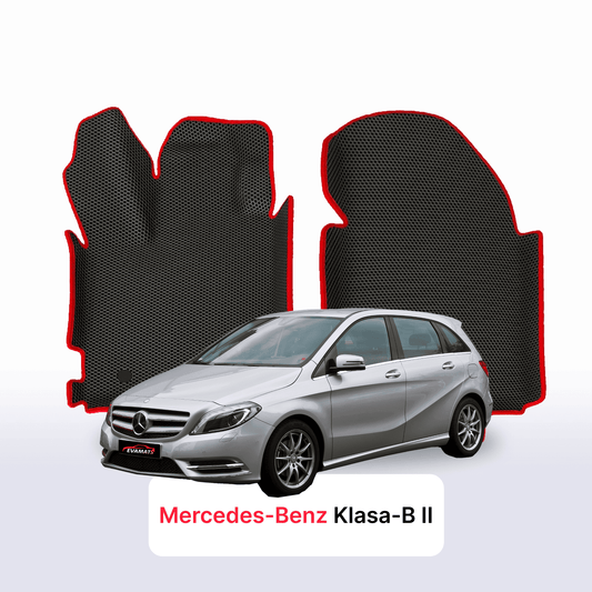 Autokoberce EVA pro Mercedes-Benz B-klasa 2 gen (W246) 2011-2018 r. MINIVAN + EVA nášlap