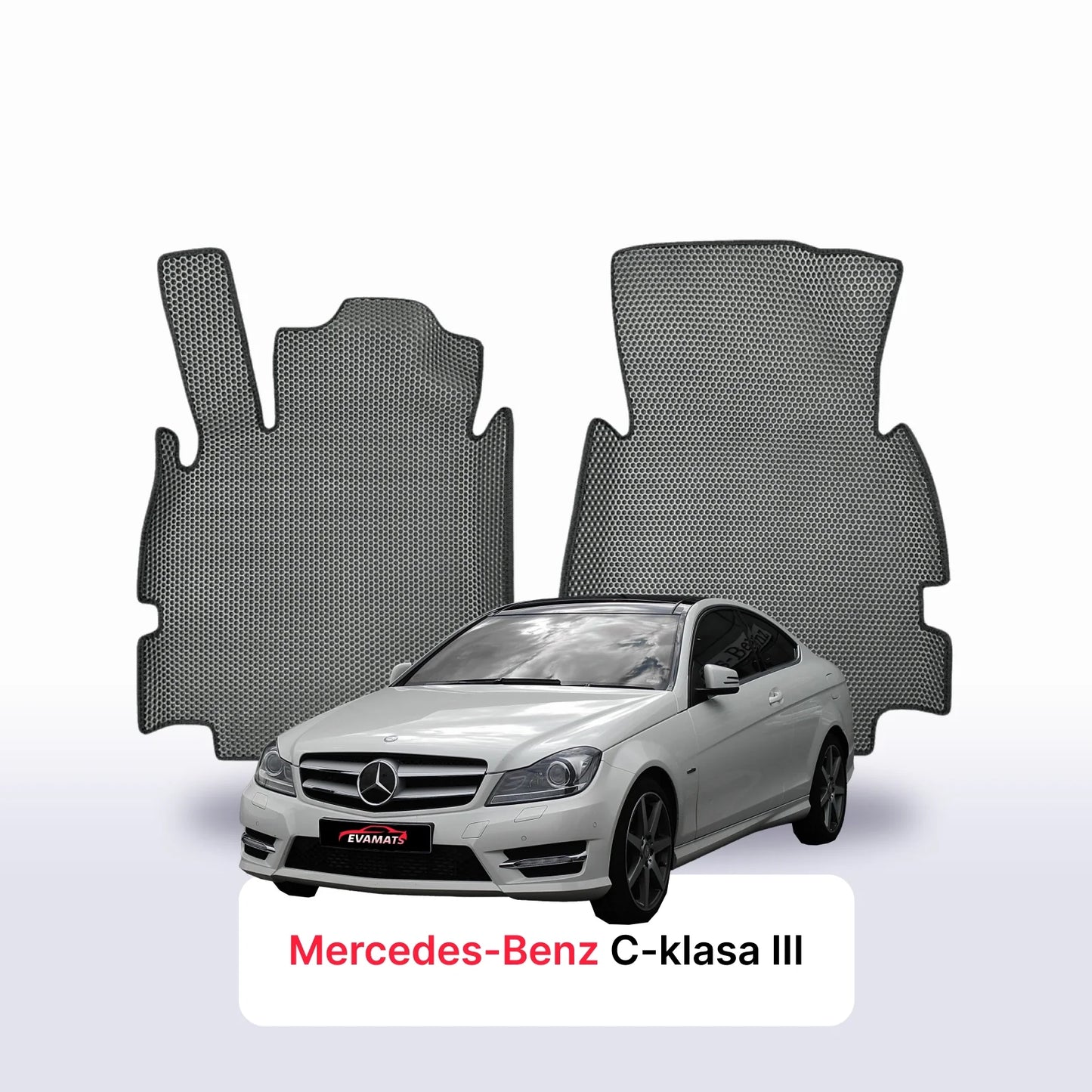 Autokoberce EVA pro Mercedes-Benz C-klasa 3 gen (C204) 2006-2015 r. KUPÉ