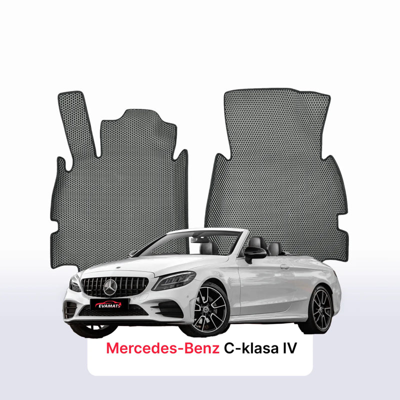 Autokoberce EVA pro Mercedes-Benz C-klasa 4 gen (A205) 2014-2021 r. KABRIOLET