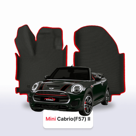 Autokoberce EVA pro Mini KABRIOLET(R57) 2 gen 2009-2015 r. JCW KABRIOLET