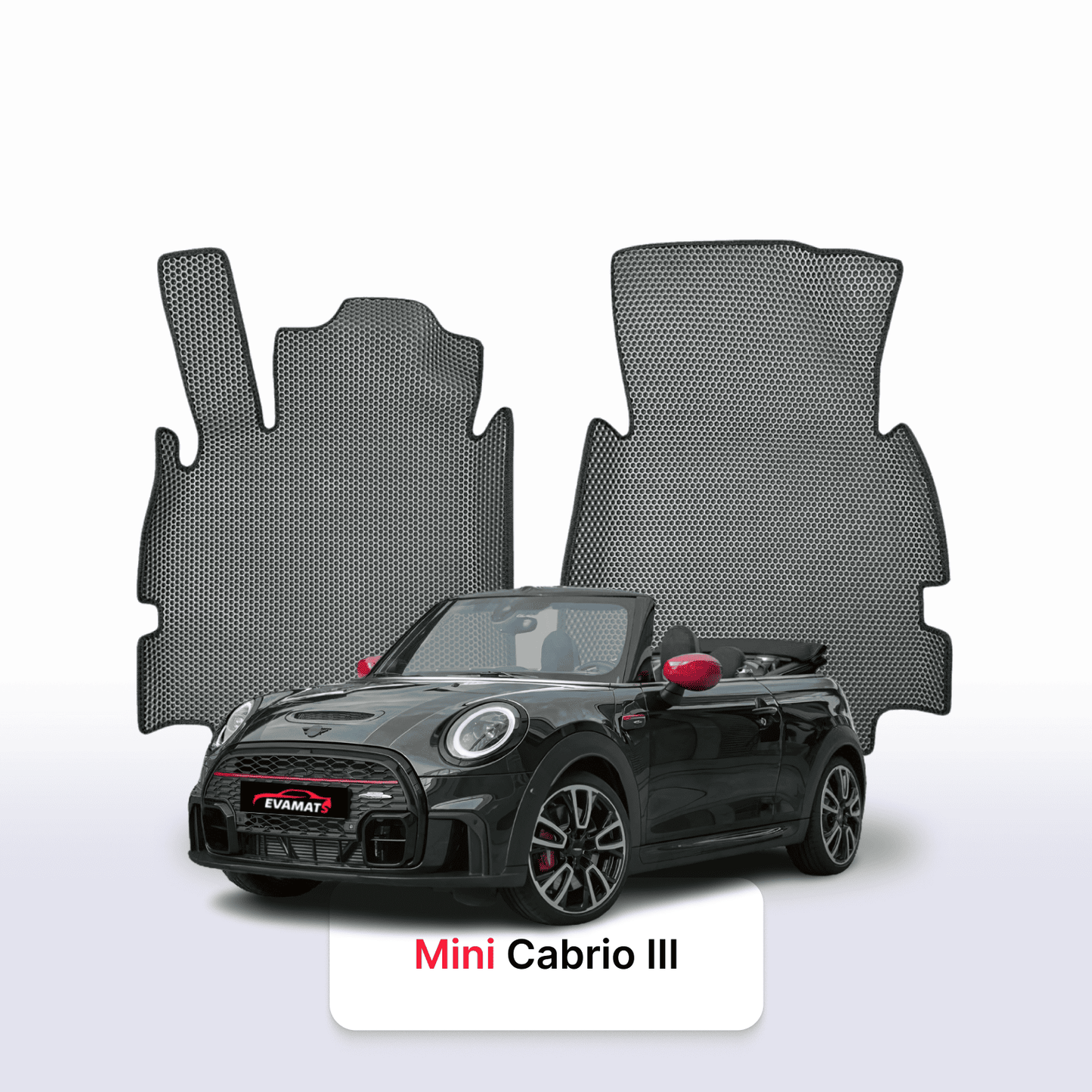 Autokoberce EVA pro Mini KABRIOLET(F57) 2 gen 2008-2023 r. JCW KABRIOLET
