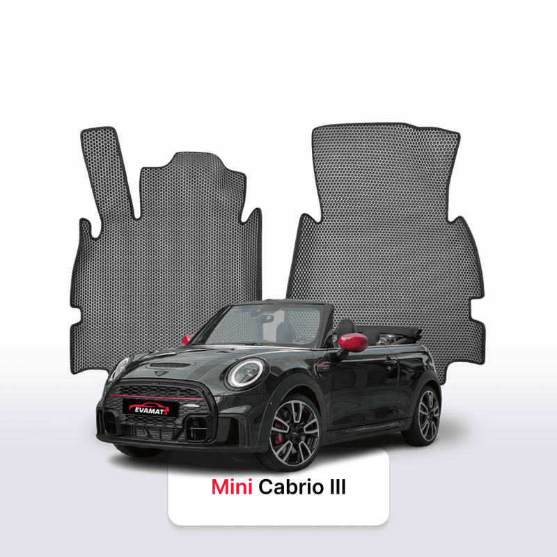 Autokoberce EVA pro Mini KABRIOLET(F57) 2 gen 2008-2023 r. JCW KABRIOLET