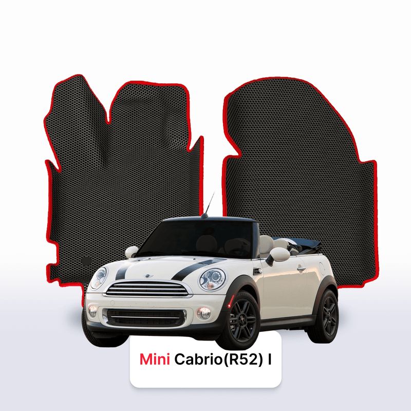 Autokoberce EVA pro Mini KABRIOLET(R52) 1 gen 2004-2008 r. KABRIOLET