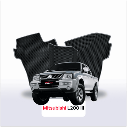 Autokoberce EVA pro Mitsubishi L200 3 gen 1996-2006 r. PICK-UP  dvojkabina