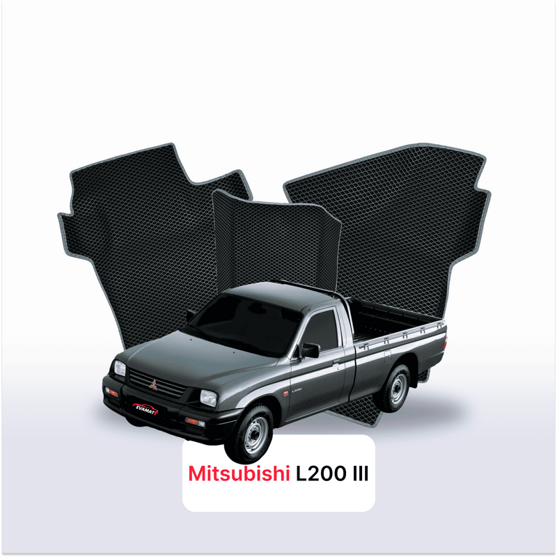 Autokoberce EVA pro Mitsubishi L200 3 gen 1996-2006 r. PICK-UP jednokabina