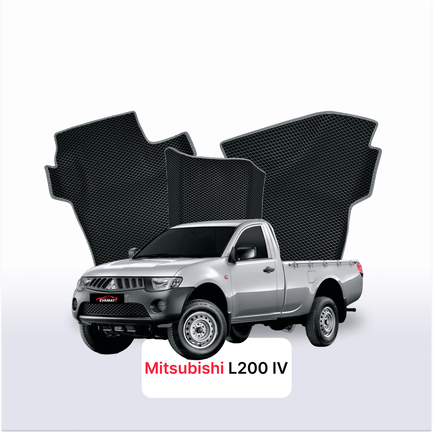 Autokoberce EVA pro Mitsubishi L200 4 gen 2006-2014 r. PICK-UP jednokabina