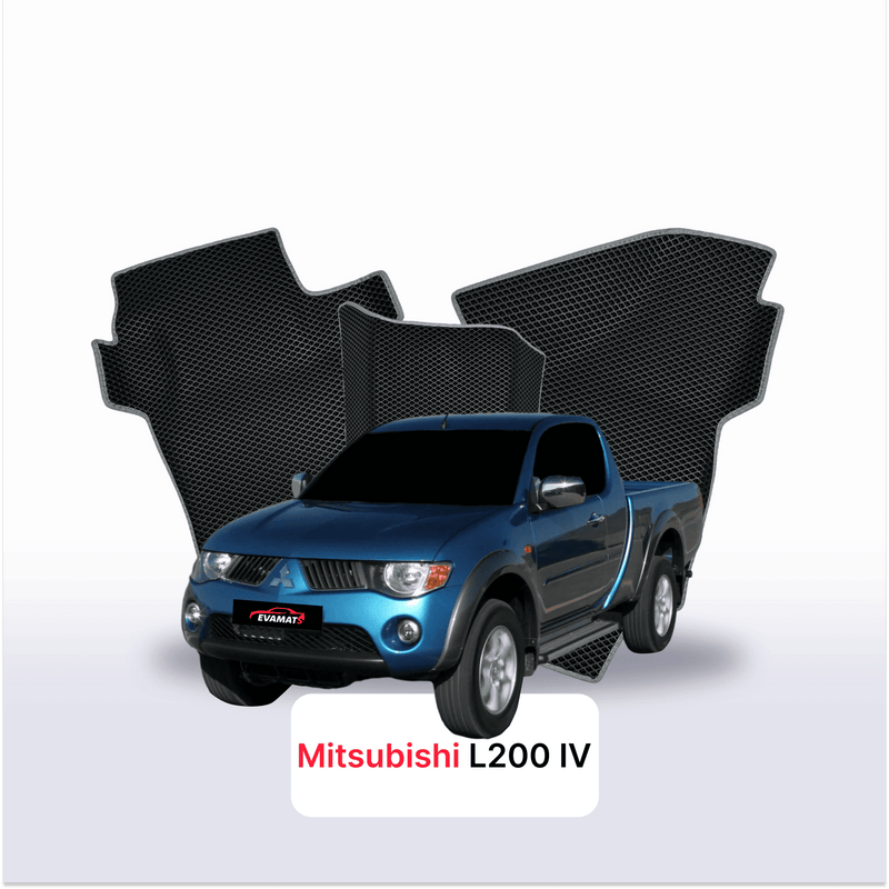 Autokoberce EVA pro Mitsubishi L200 4 gen 2006-2014 r. PICK-UP prodloužená kabina