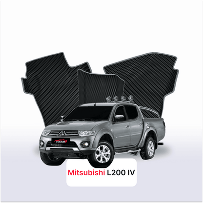 Autokoberce EVA pro Mitsubishi L200 facelift 4 gen 2011-2015 r. PICK-UP  dvojkabina