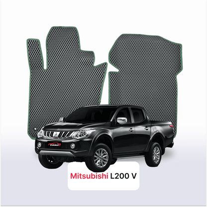 Autokoberce EVA pro Mitsubishi L200 5 gen 2015-2023 r. PICK-UP  dvojkabina