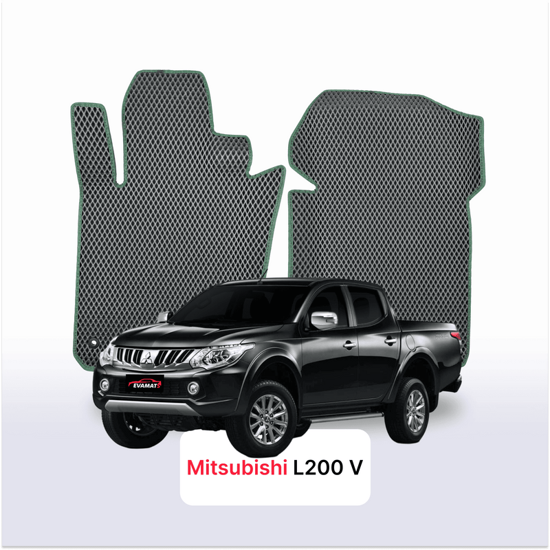Autokoberce EVA pro Mitsubishi L200 5 gen 2015-2023 r. PICK-UP  dvojkabina