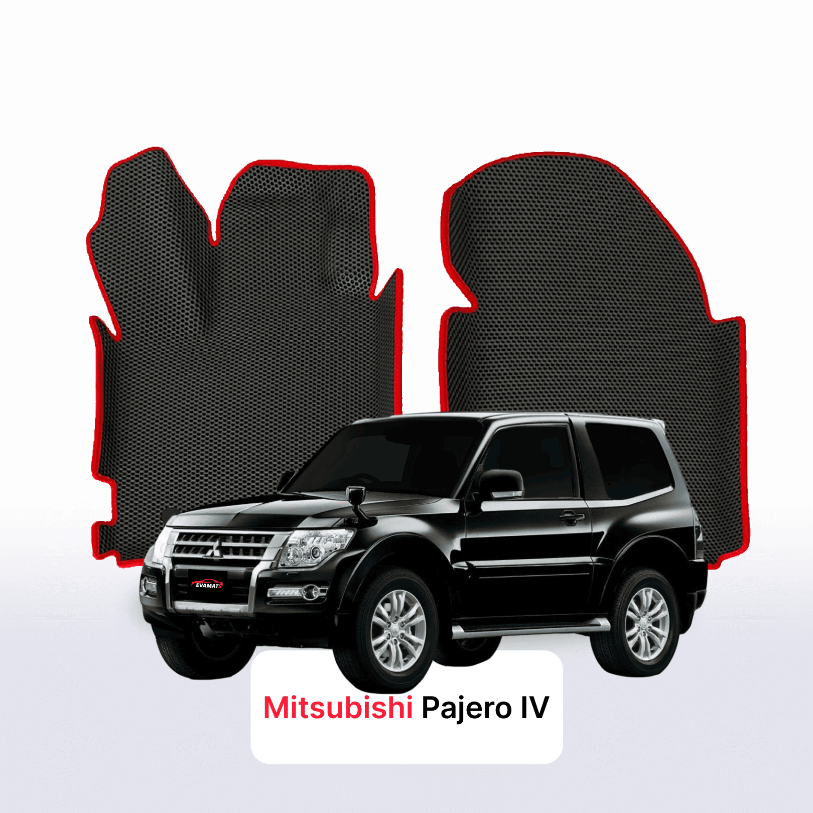 Autokoberce EVA pro Mitsubishi Pajero 4 gen 2006-2023 r. SUV 3 dveře