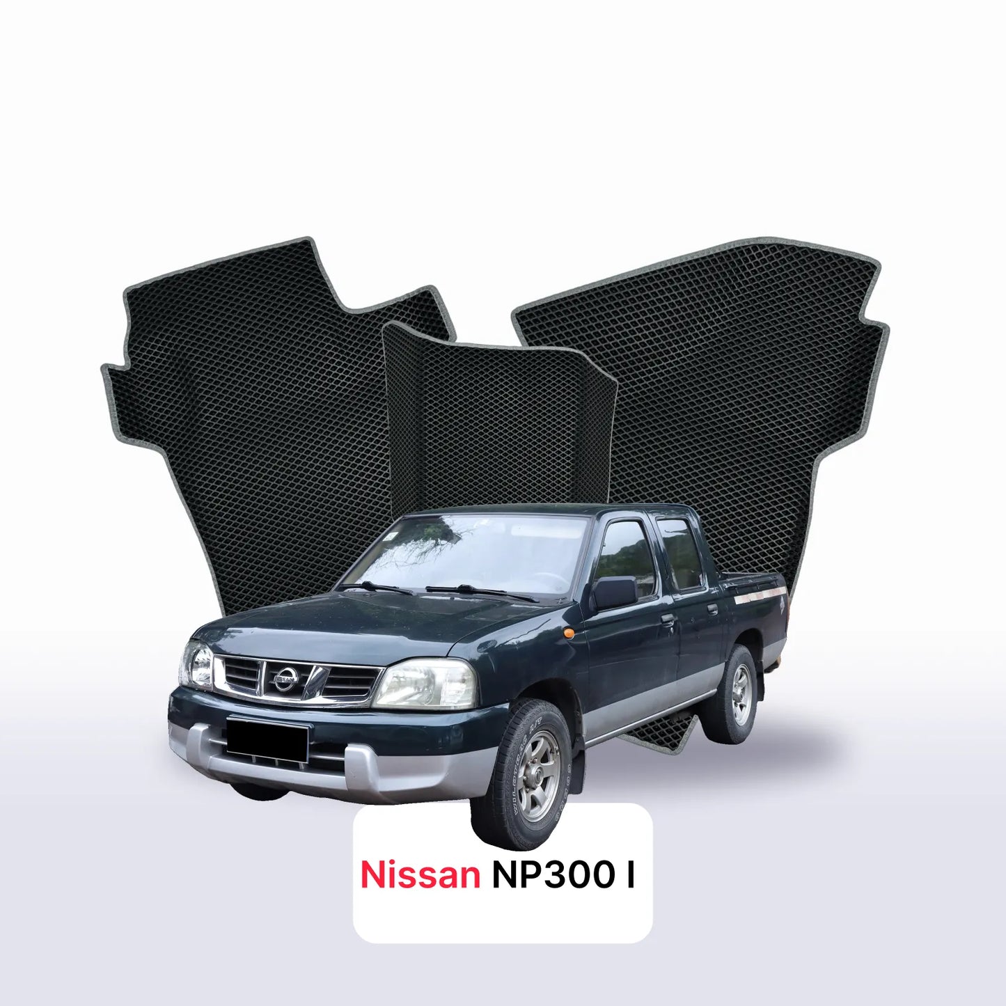 Autokoberce EVA pro Nissan NP300 I gen 2008-2015 r. PICK-UP DVOJKABINA
