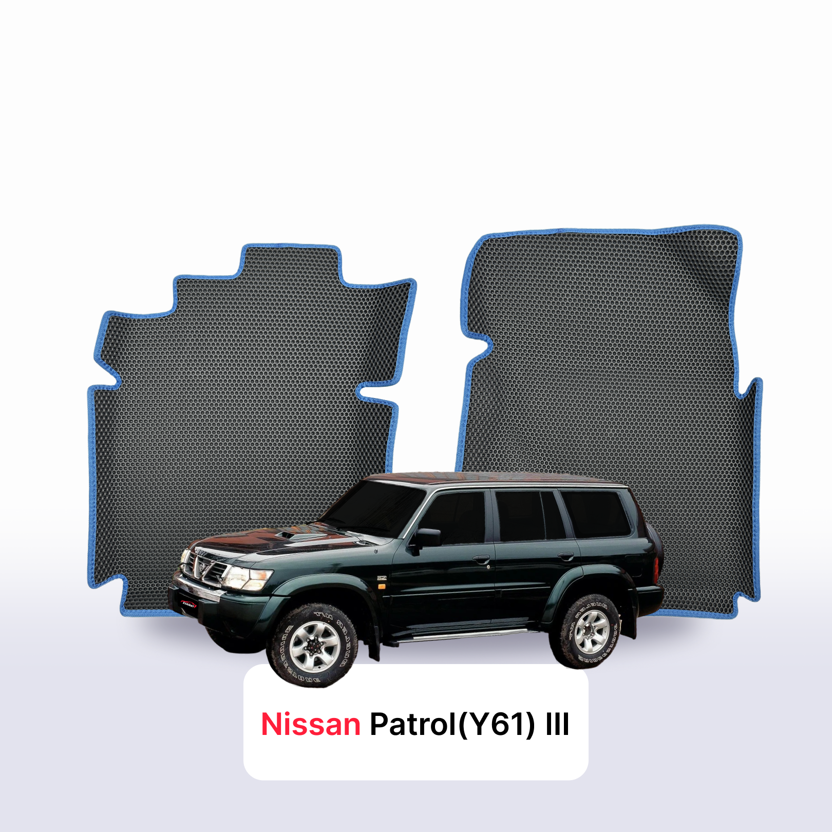 Autokoberce EVA pro Nissan Patrol(Y61) III gen 1997-2014 r. SUV 5 dveří