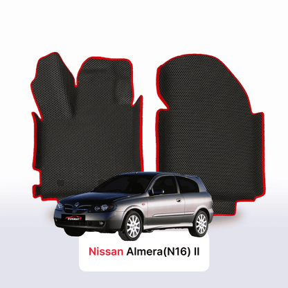 Autokoberce EVA pro Nissan Almera(N16) II gen 2000-2008 r. HATCHBACK 3 dveře
