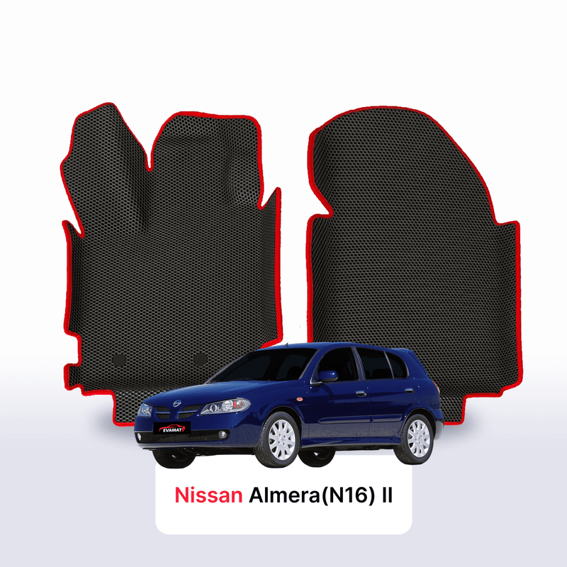 Autokoberce EVA pro Nissan Almera(N16) II gen 2000-2008 r. HATCHBACK 5 dveří