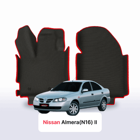 Autokoberce EVA pro Nissan Almera(N16) II gen 2000-2008 r. SEDAN