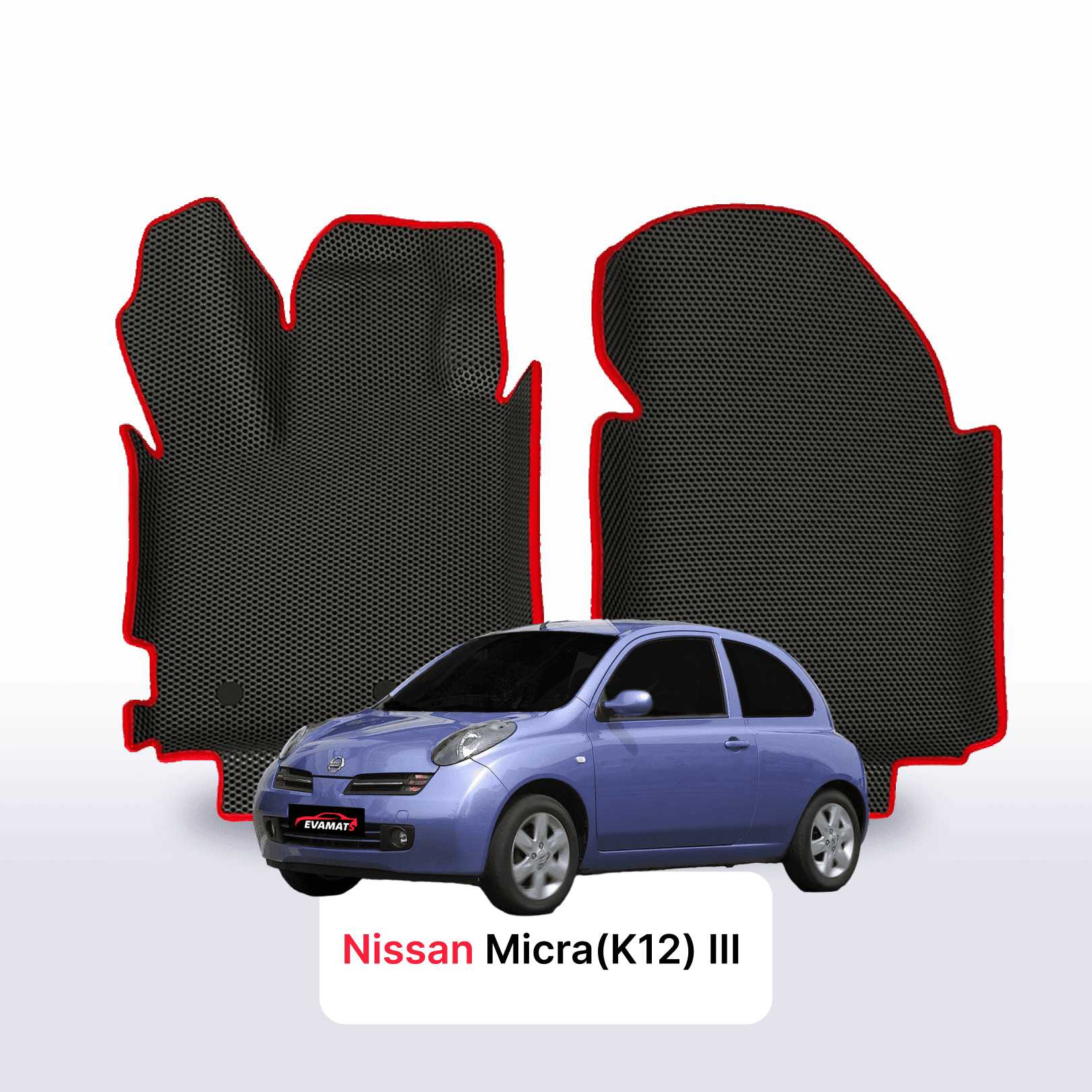 Autokoberce EVA pro Nissan Micra(K12) III gen 2002-2010 r. HATCHBACK 3 dveře