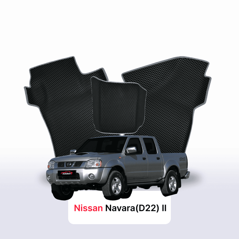 Autokoberce EVA pro Nissan Navara(D22)(Frontier) II gen 1998-2007 r. PICK-UP dvojkabina