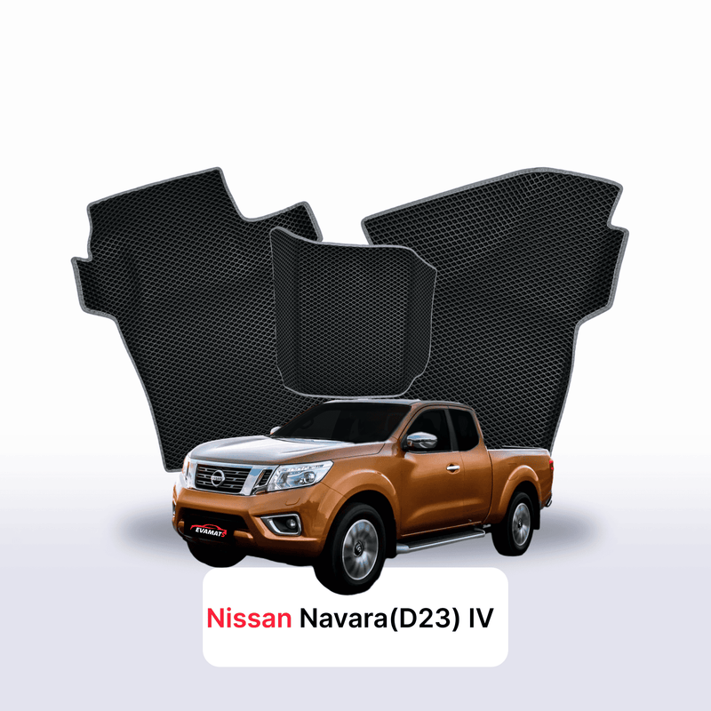 Autokoberce EVA pro Nissan Navara (D23)(Frontier) IV gen 2014-2026 r. PICK-UP półtorej kabiny