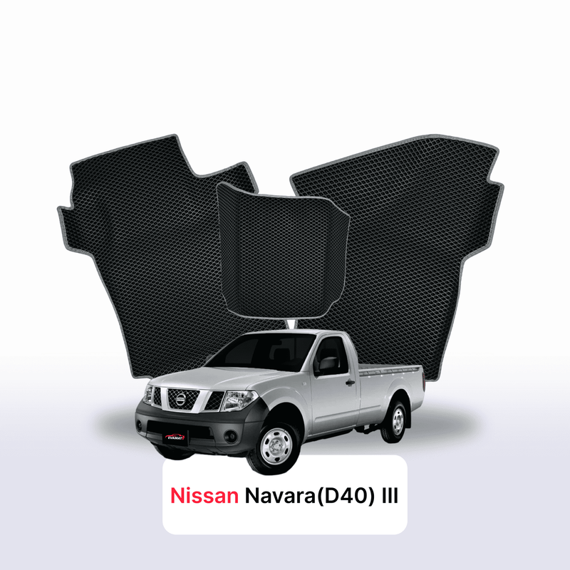 Autokoberce EVA pro Nissan Navara(D40)(Frontier) III gen 2004-2015 r. PICK-UP jednokabina