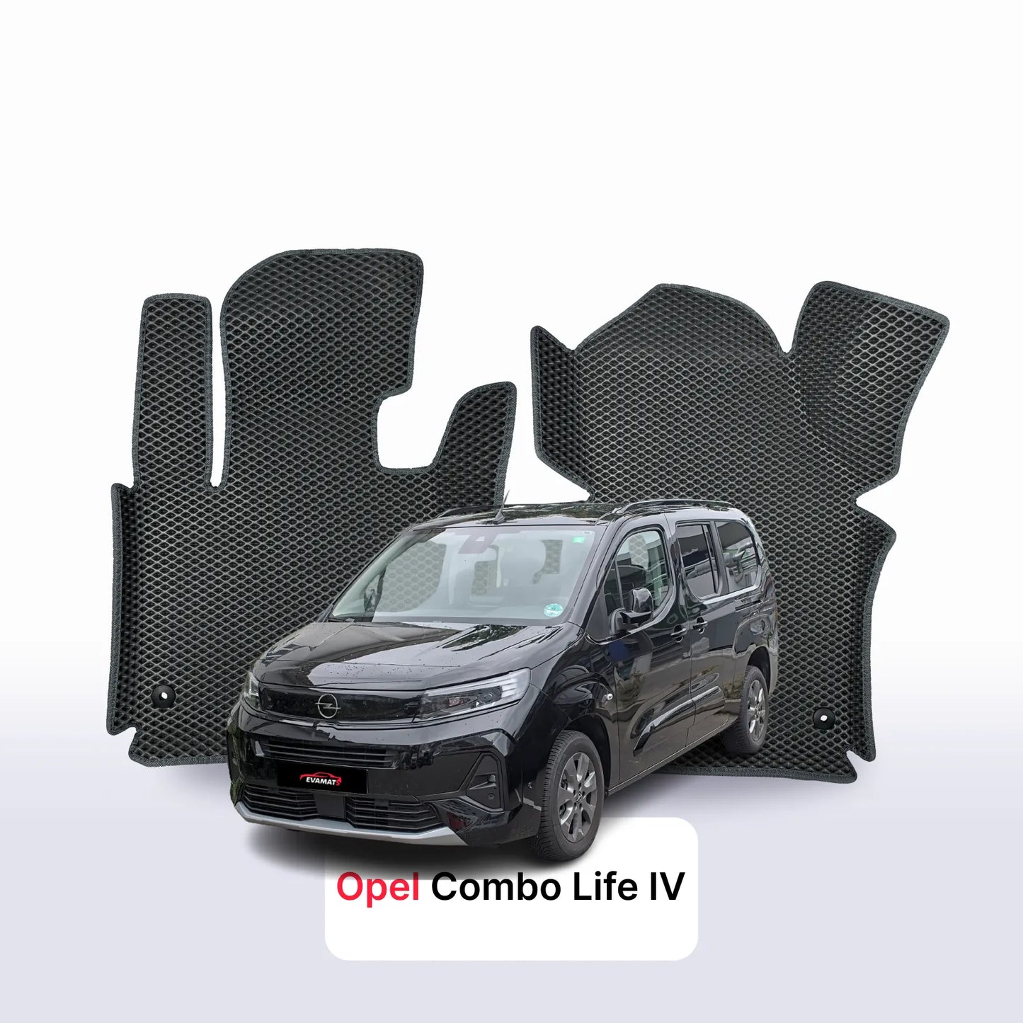 Autokoberce EVA pro Opel Combo Life 4 gen 2018-2027 r. MINIVAN