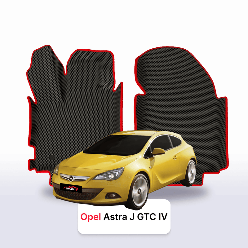 Autokoberce EVA pro Opel Astra J GTC 4 gen 2012-2018 r. HATCHBACK 3 dveře