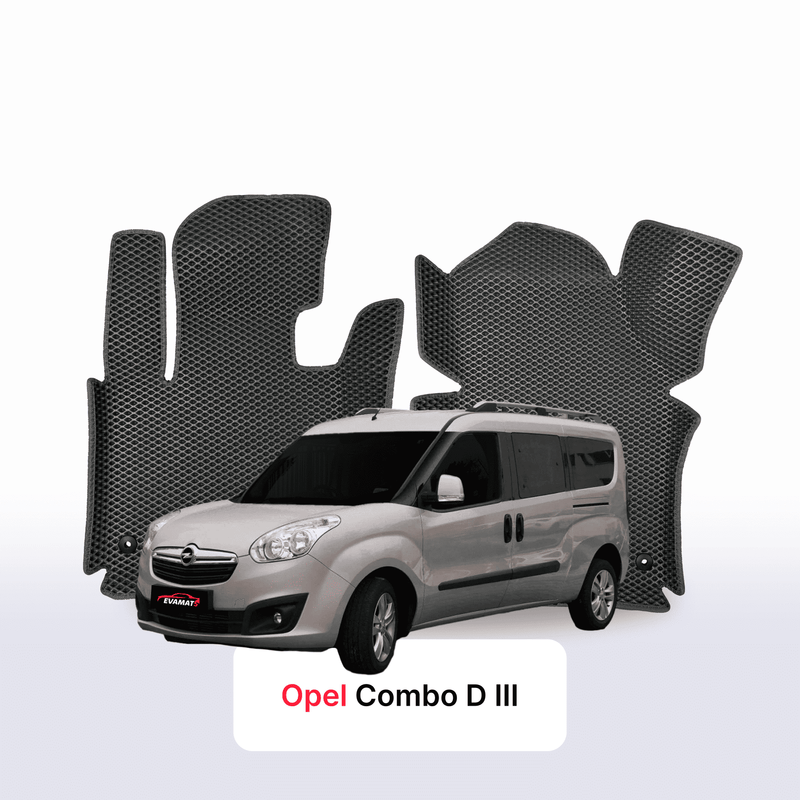 Autokoberce EVA pro Opel Combo D 3 gen 2011-2017 r. MINIVAN LWB