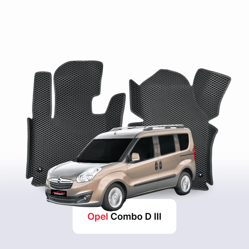 Autokoberce EVA pro Opel Combo D 3 gen 2011-2017 r. MINIVAN SWB
