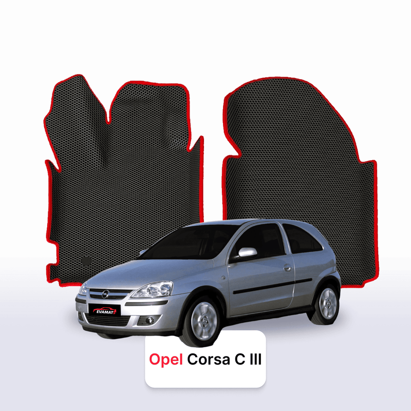 Autokoberce EVA pro Opel Corsa C 3 gen 2000-2006 r. HATCHBACK 3 dveře