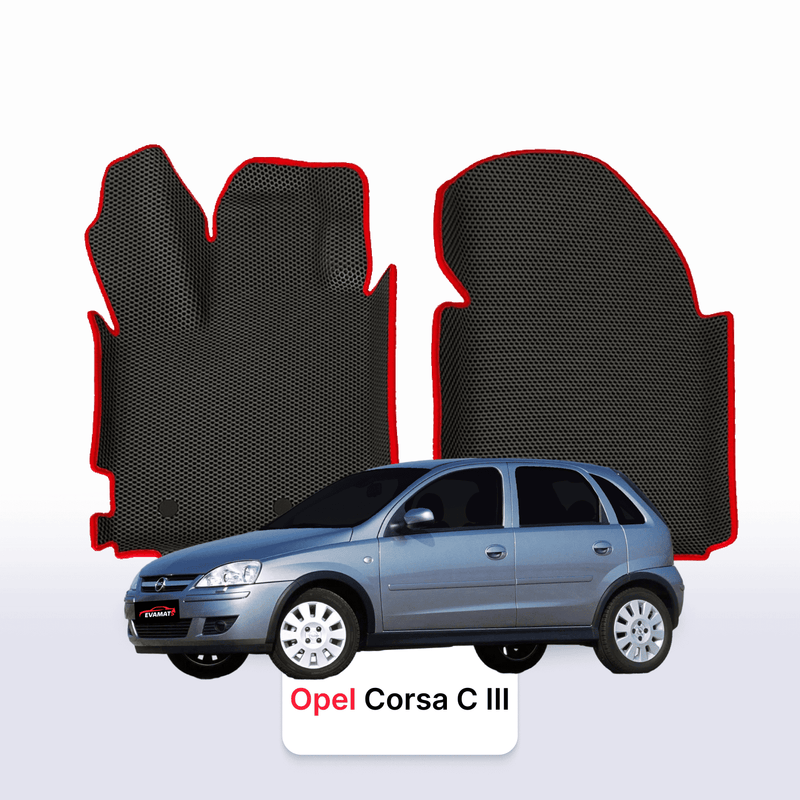 Autokoberce EVA pro Opel Corsa C 3 gen 2000-2006 r. HATCHBACK 5 dveří